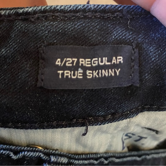 Women’s size 4|27 Gap denim, true skinny jeans - Picture 5 of 5